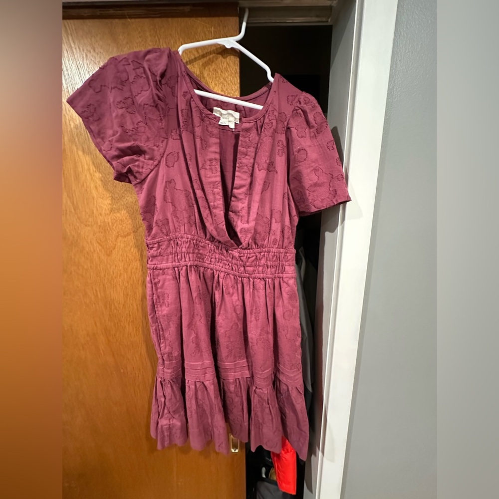 Anthropologie Sommerset Deep Purple dress